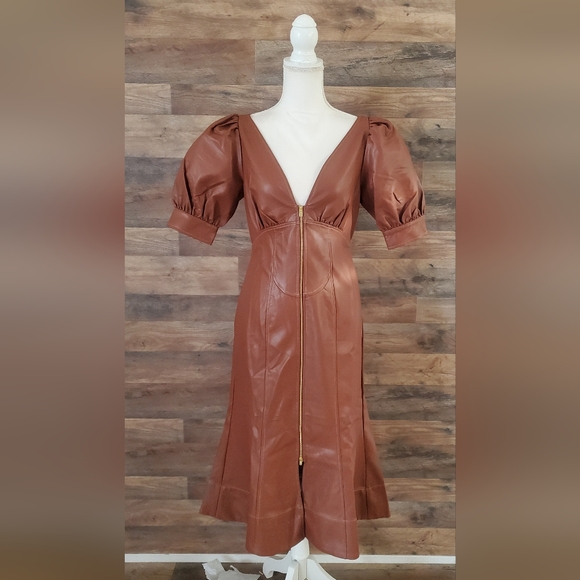 NWOT ANTHROPOLOGIE MIDI DRESS - Picture 4 of 4